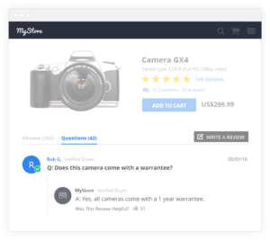 Community Q&A helps boost engagement during the consideration stage.