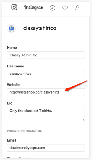 set up Instagram shop