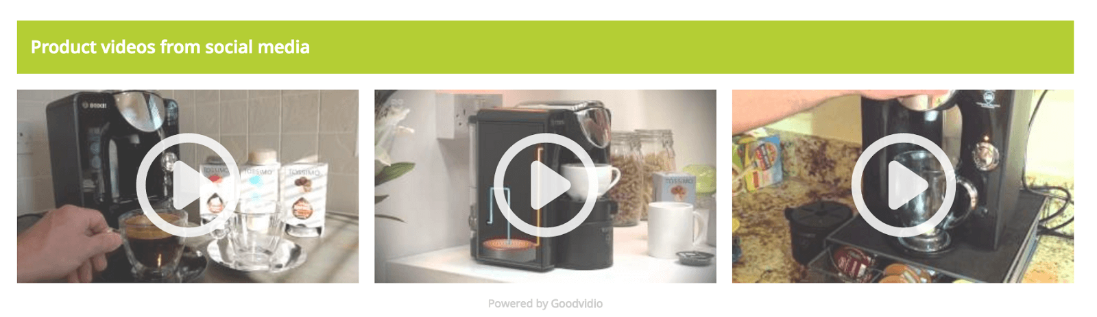 Videos featuring products improve conversion rates