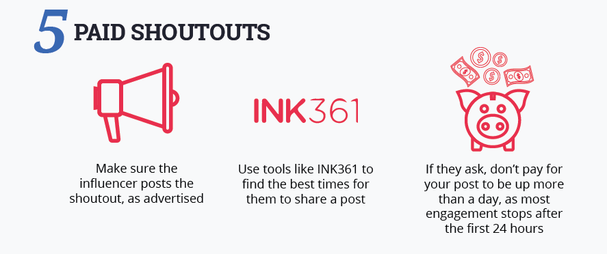 Instagram paid shoutouts