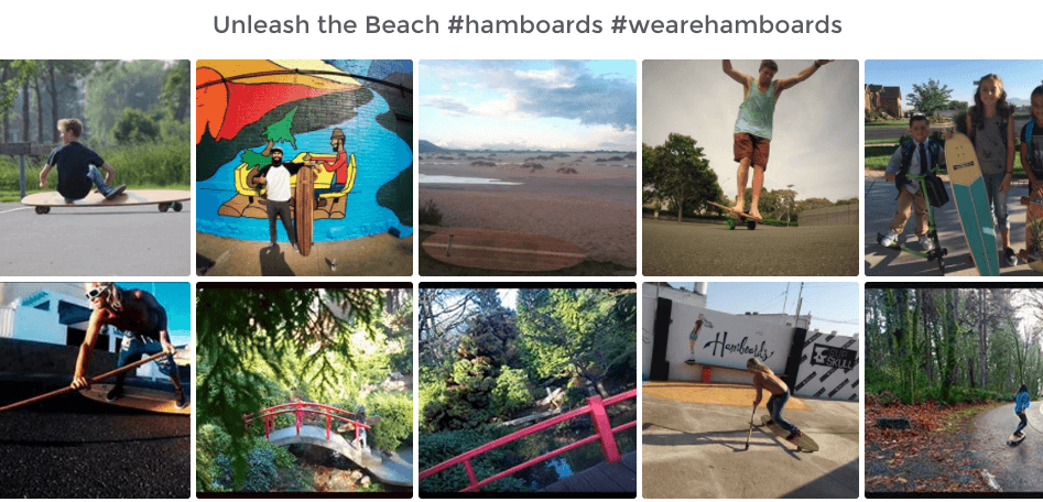 Instagram shop gallery