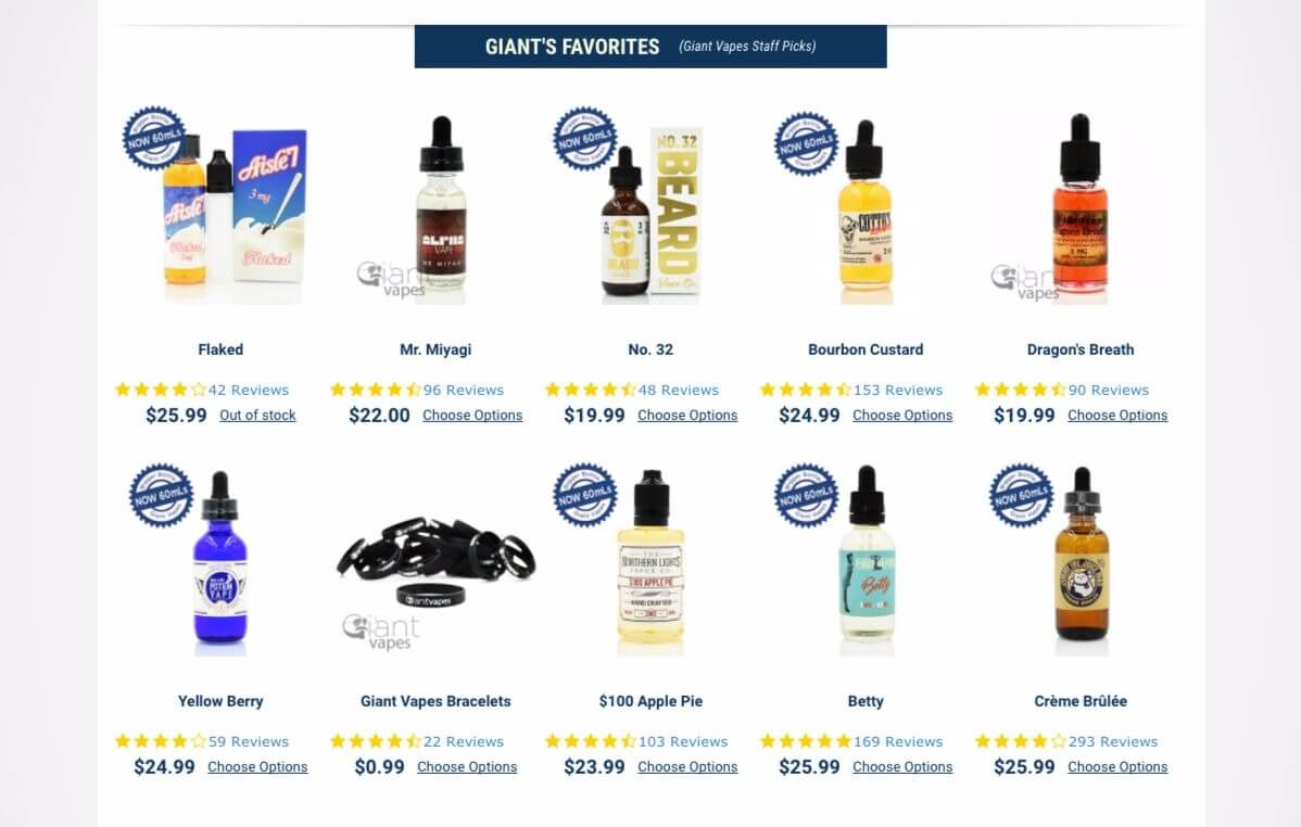 GiantVapesDesktop1 sized Upsell products when you ask for reviews 1