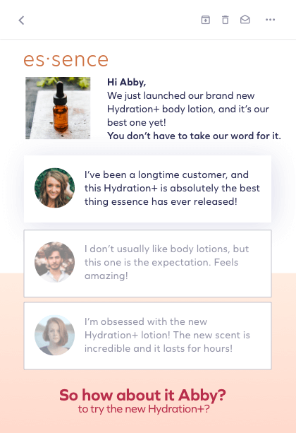 Display Top Reviews by Topic