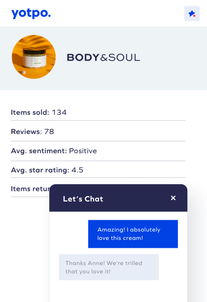 Extract reviews from Yotpo