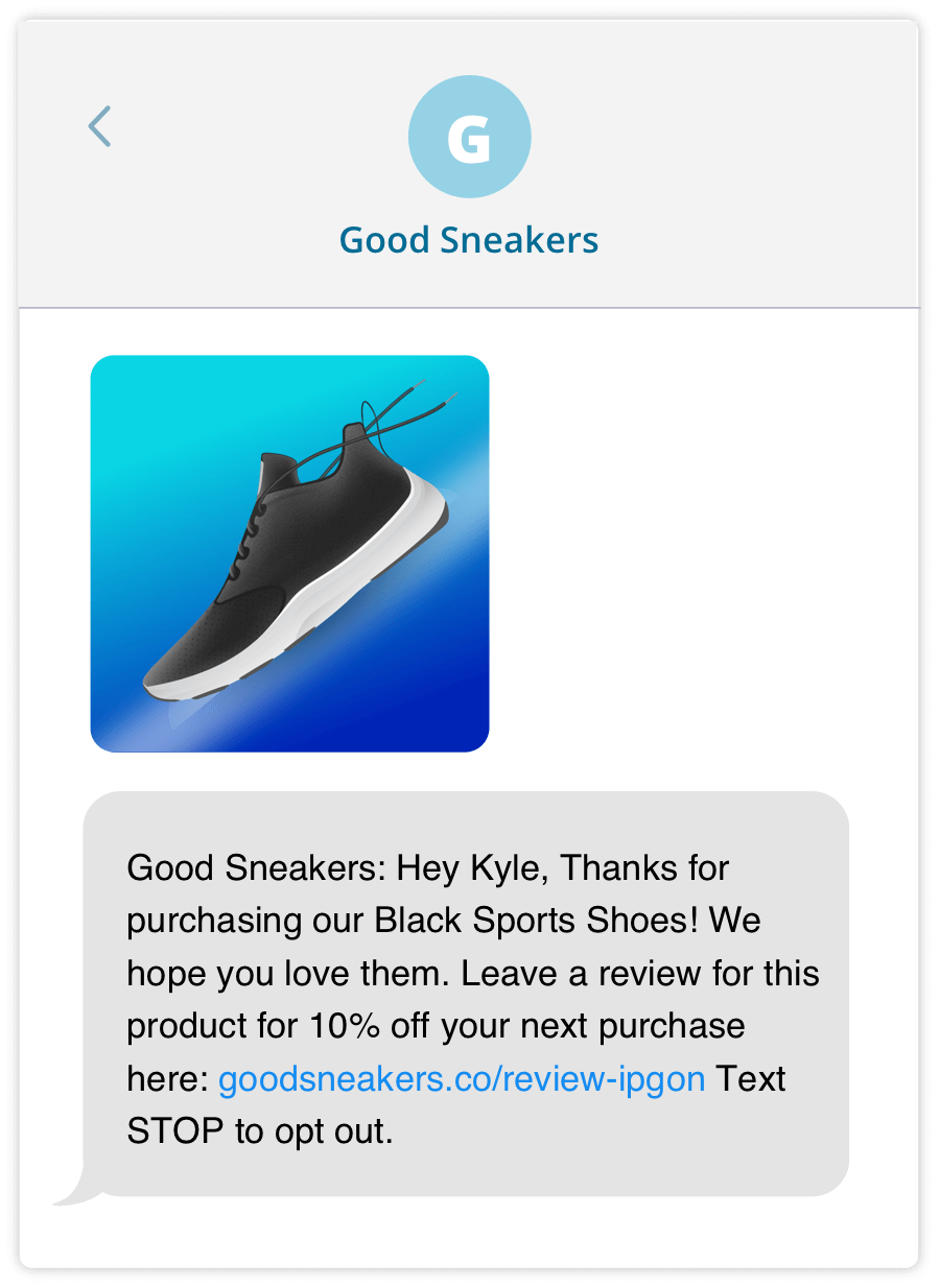 DISCOUNT Collect More User-Generated Content with SMS Review Requests 2 DISCOUNT Collect More User-Generated Content with SMS Review Requests 1