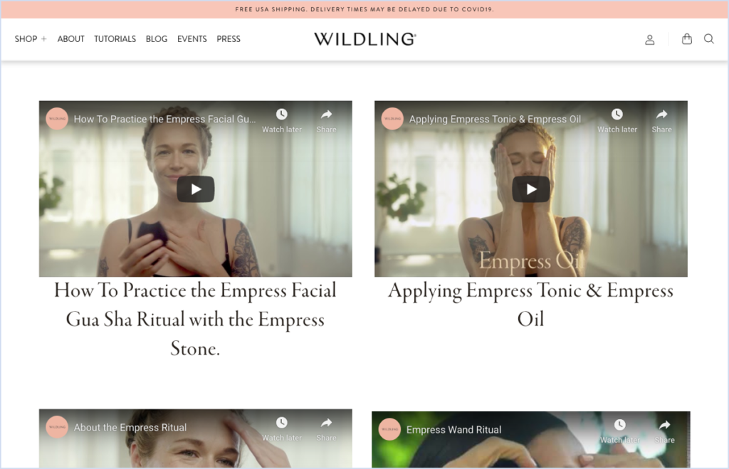 wildling The Best Shopify Store Examples That Will Inspire Your Brand 9