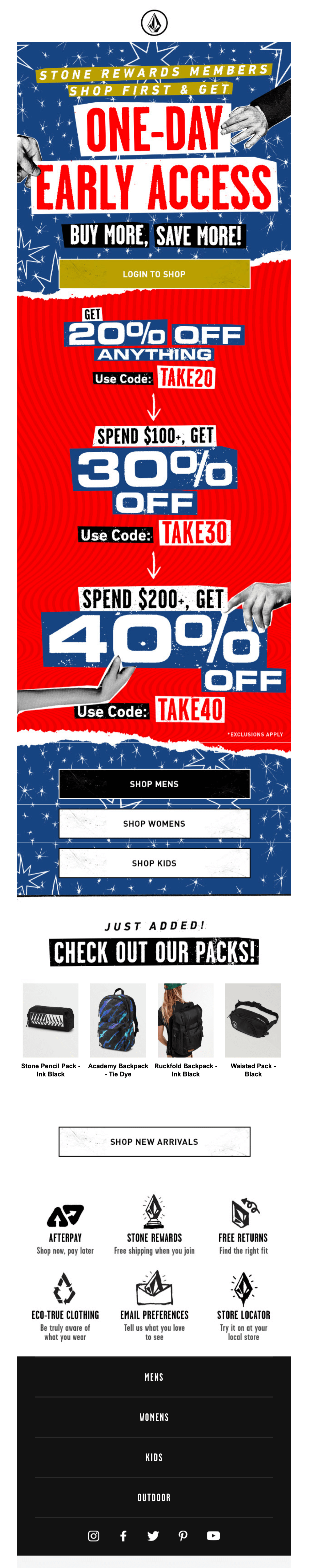 volcom earlyaccess Les avantages d'un programme de fidélité rapide 2 volcom earlyaccess Les avantages d'un programme de fidélité rapide 1