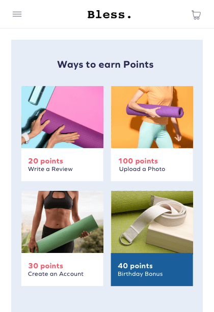 ways to earn points mockup