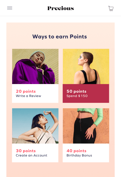 ways to earn points mockup