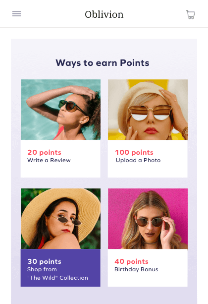 ways to earn points mockup