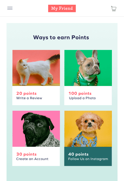 ways to earn points mockup