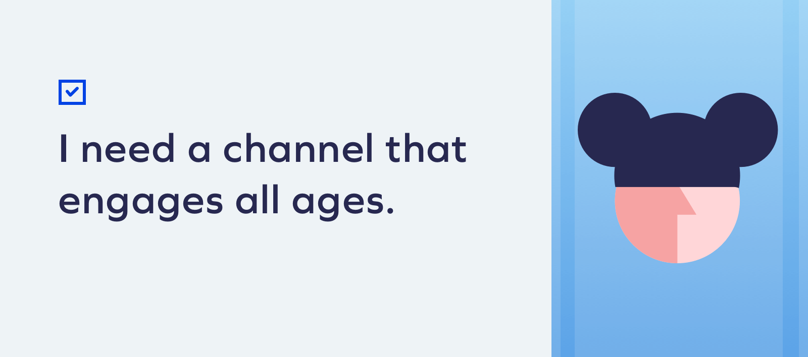 My audience skews Checklist: Is SMS Marketing Right For My Brand? 16 My audience skews Checklist: Is SMS Marketing Right For My Brand? 15