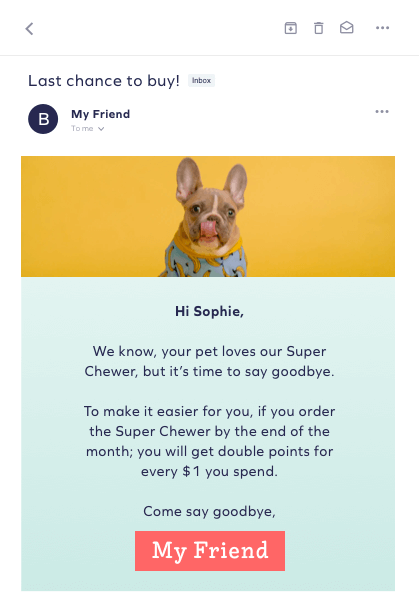 Loyalty campaign mockup