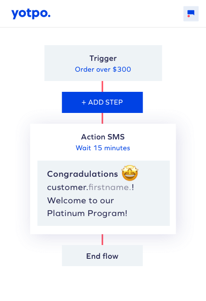 Automate flows based on loyalty events