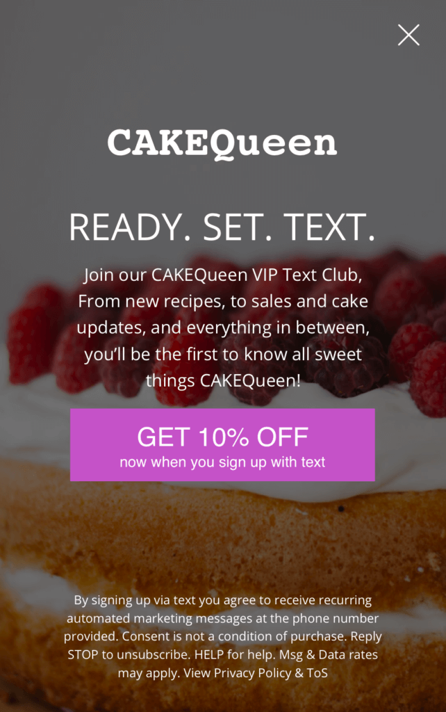 mobile site loyalty program