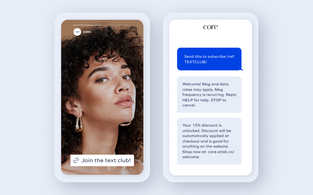 Collect SMS & Email subscribers