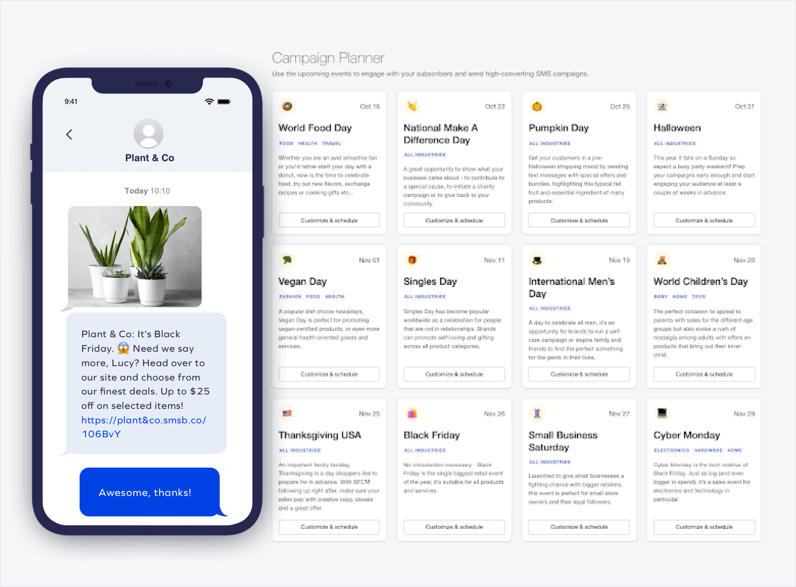 inner image Envoyez des SMS au bon moment tout au long de l'Année avec le planificateur de campagne SMS 5