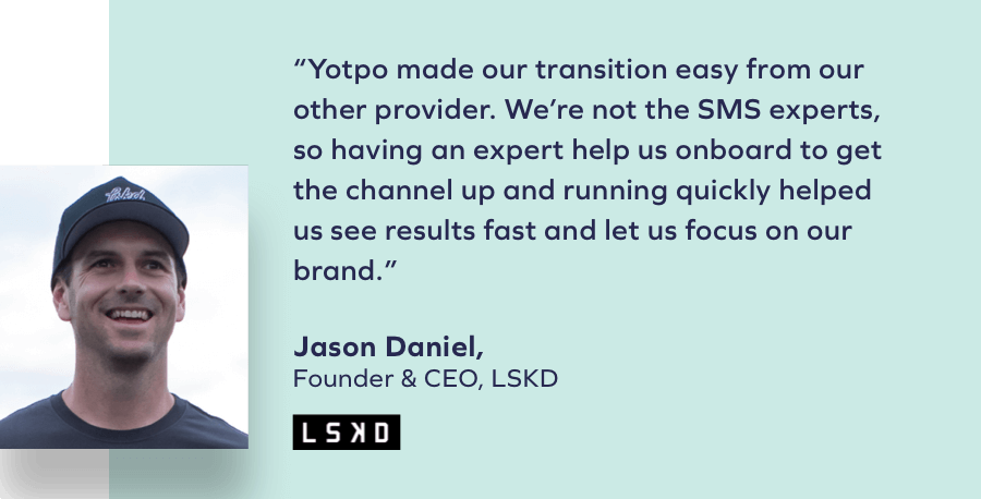 Quote from Jason Daniel at LSKD