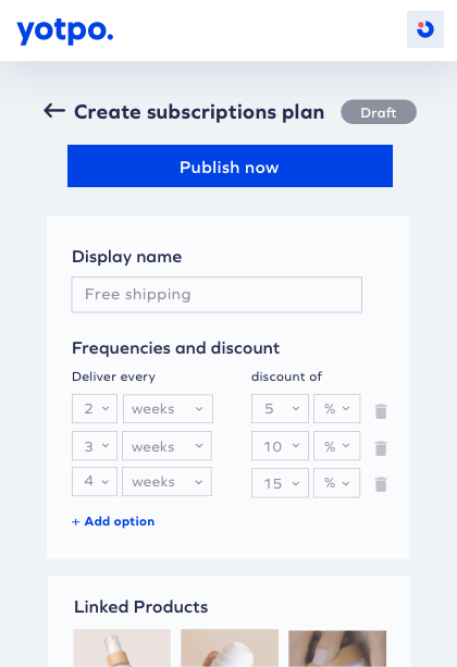 subscription offers mockup