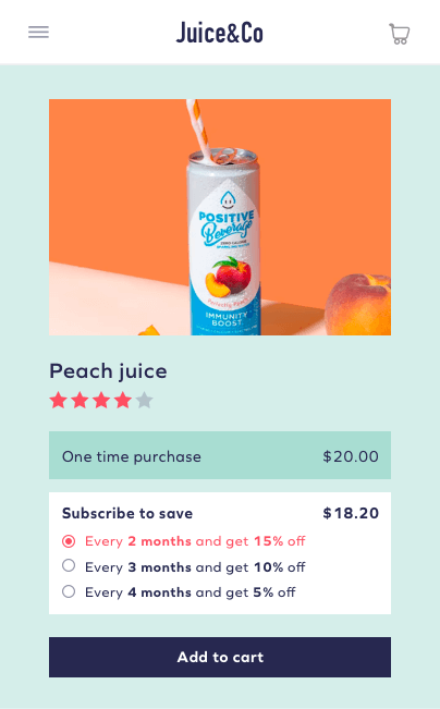 subscription offers mockup