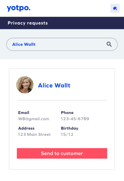 Automate privacy requests
