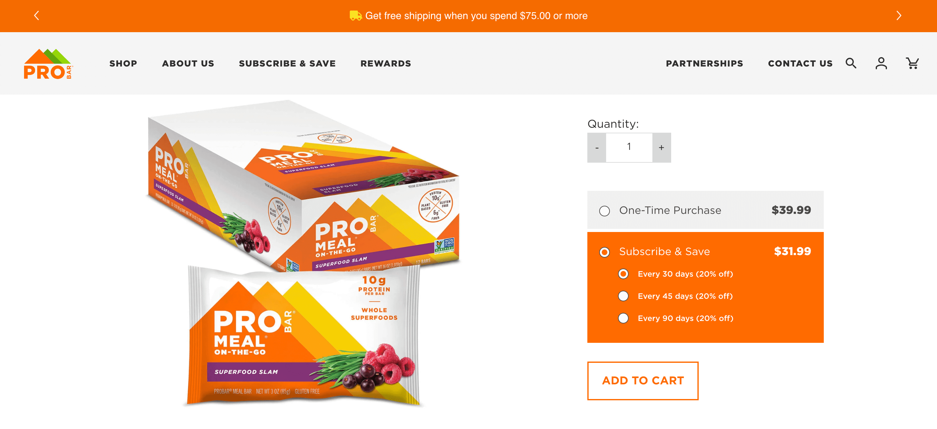 PRO Bar radio buttons 