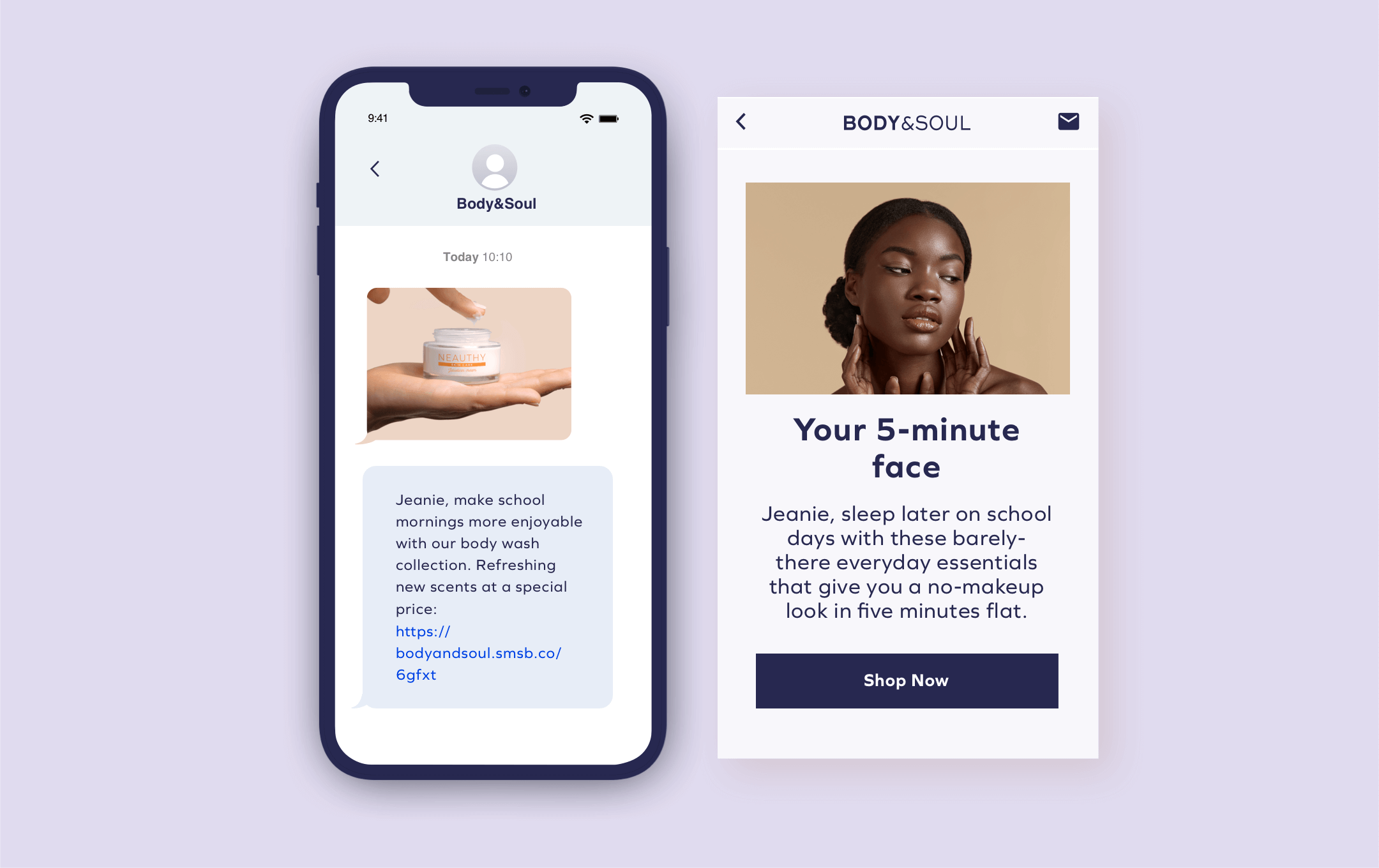Mockup 18 modèles de SMS et d'Email pour vos campagnes de rentrée scolaire 31