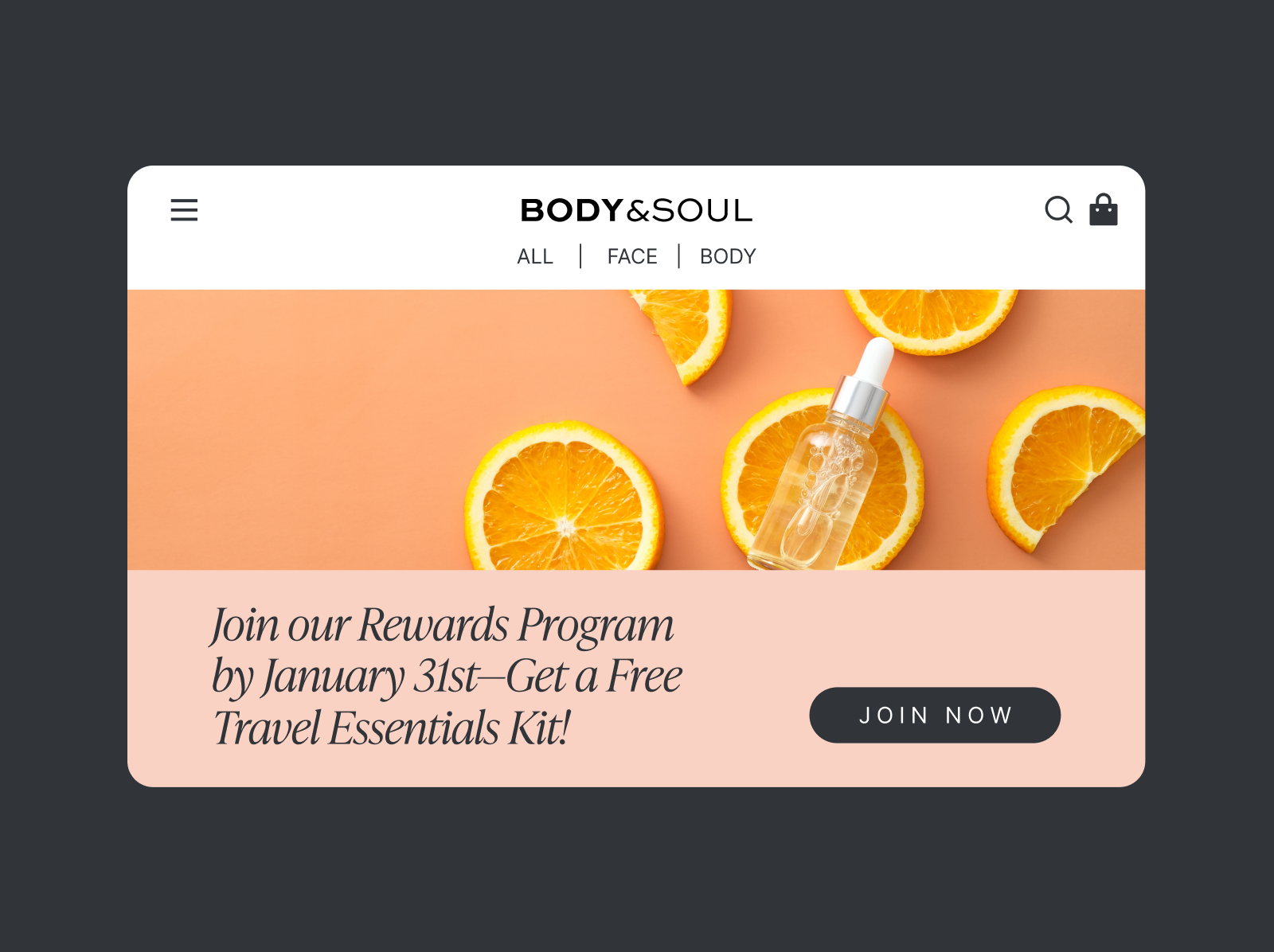 En-tête du Site web