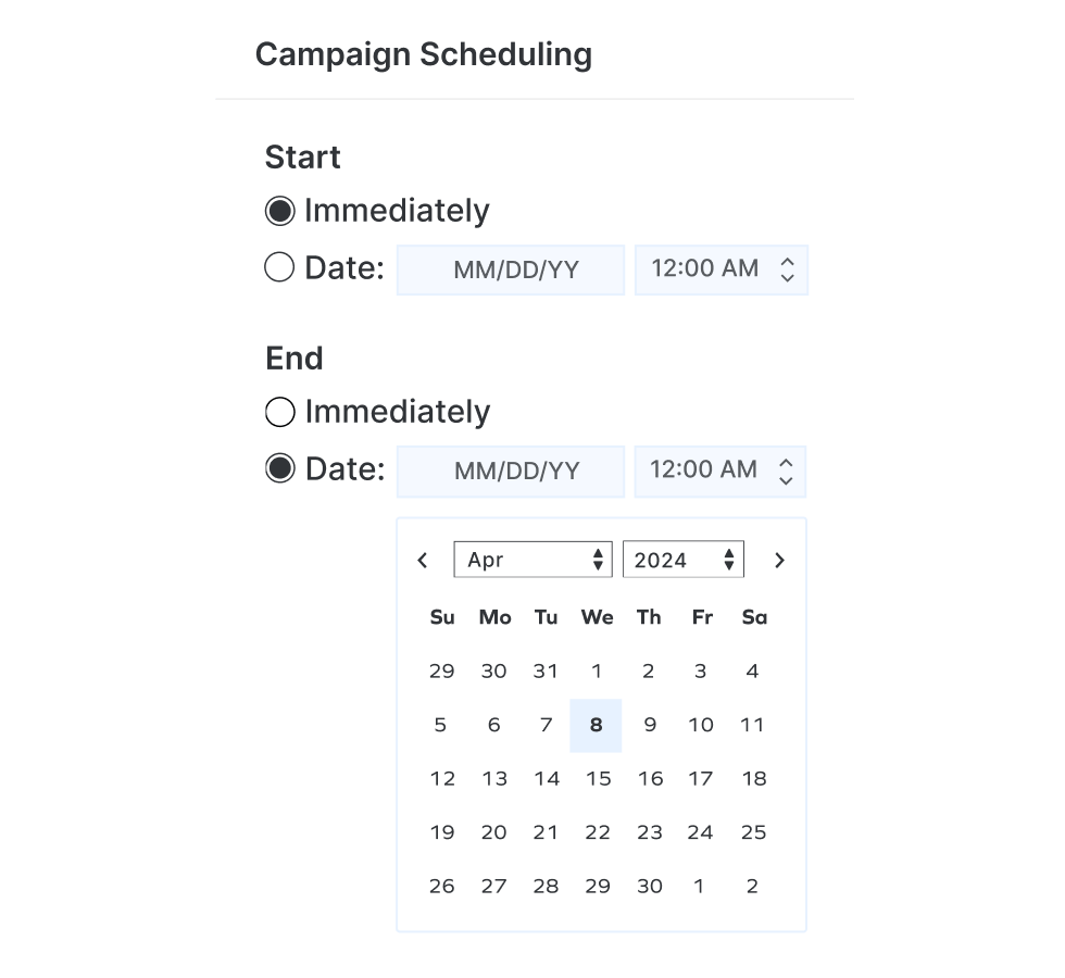 Campaign Scheduling