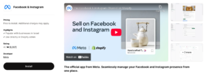 facebook and instagram shopify app