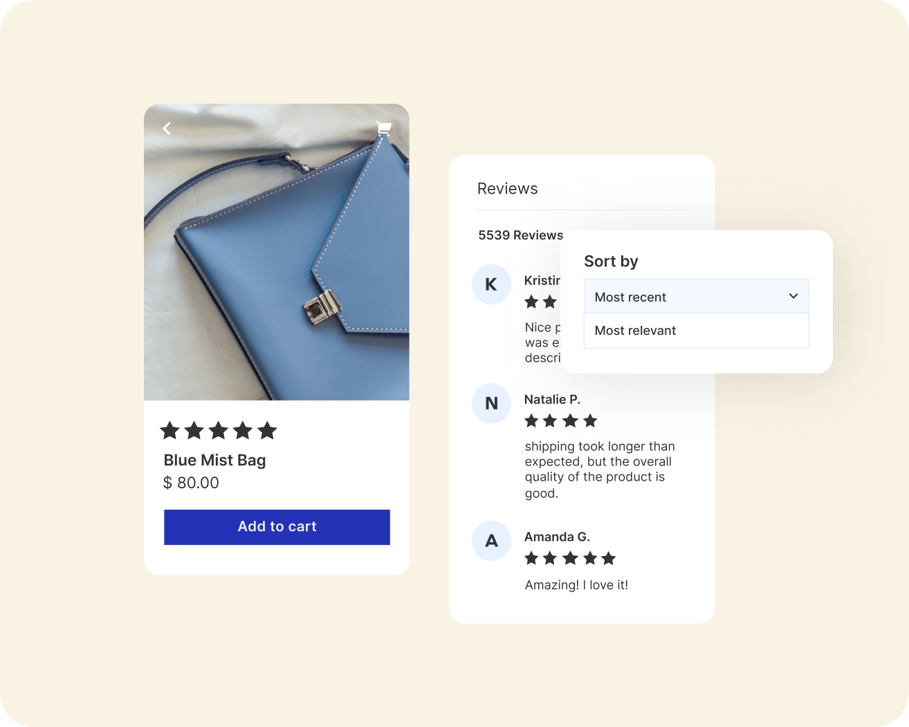 Ratings and reviews platform