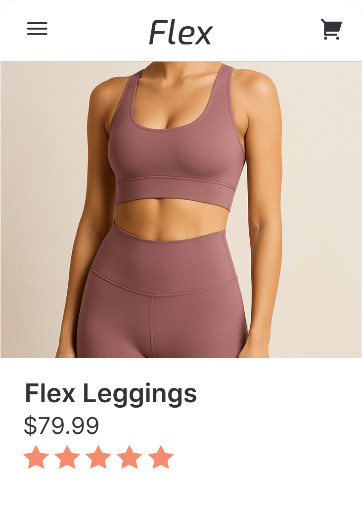 Main mobile interface