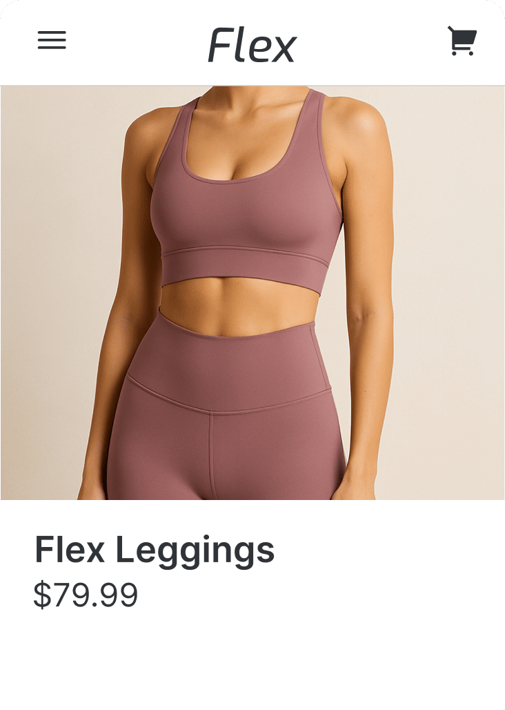 Main mobile interface