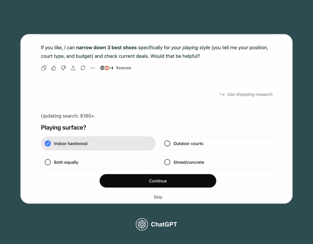 2 18 ChatGPT’s New Shopping Research 13