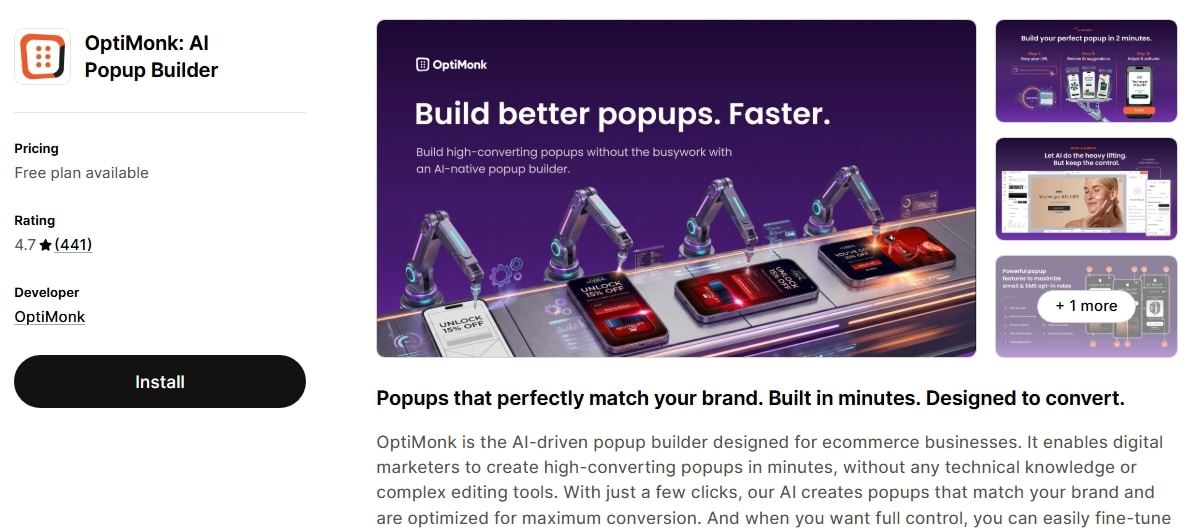 Screenshot 2 2 2026 22936 apps.shopify.com The 10 Best Shopify Apps to Boost Conversion Rates: A Deep Dive 19