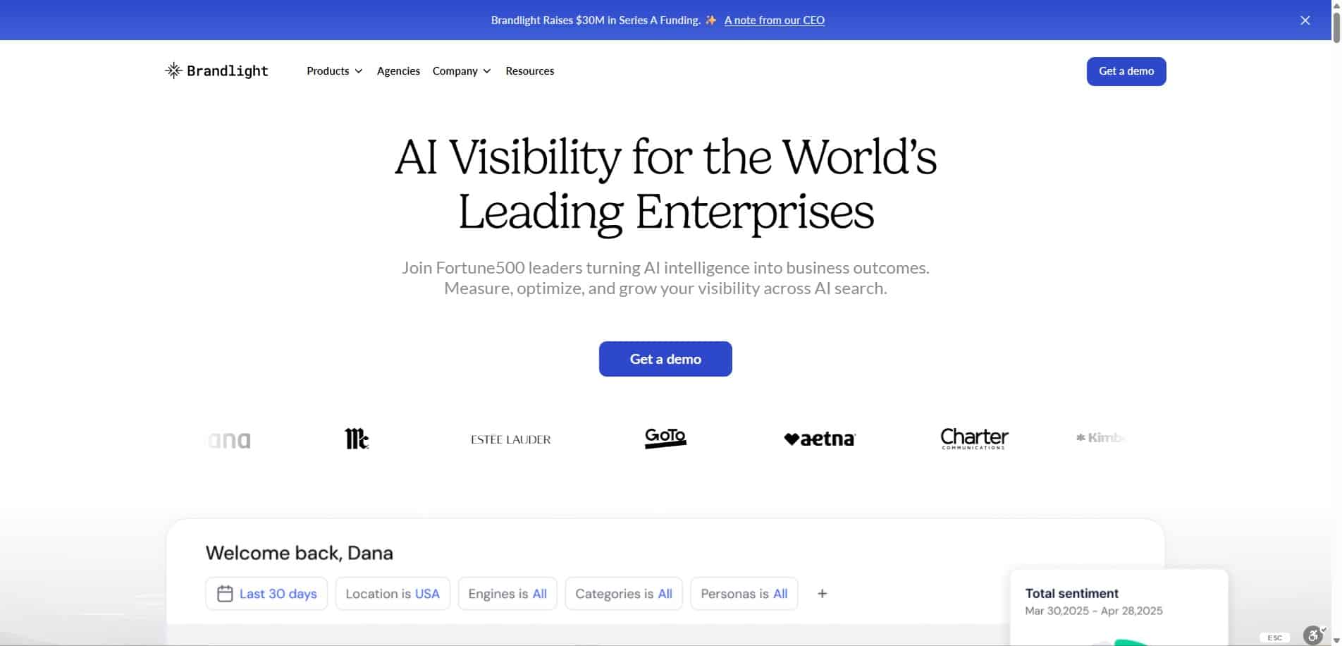 competitor brandlight homepage 2026 8 Best AEO Platforms for Ecommerce Brands in 2026 14 Brandlight homepage