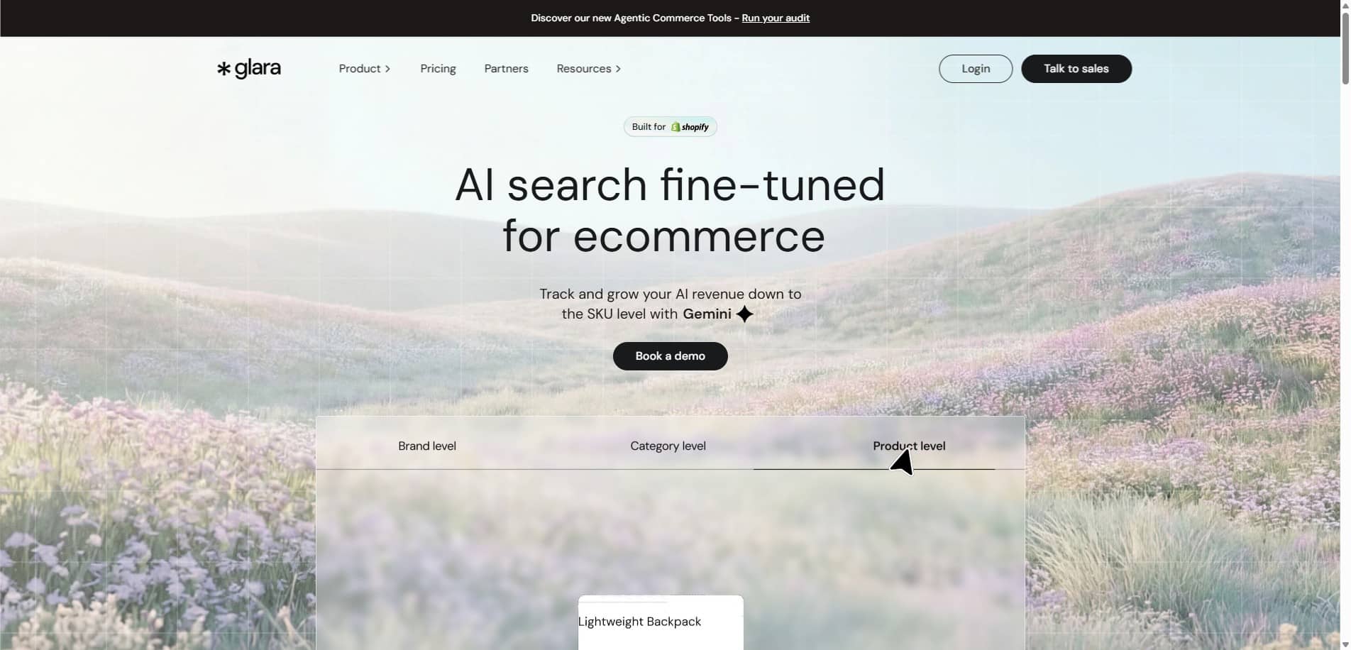 competitor glara homepage 2026 8 Best AI Visibility Platforms for 2026 8 Glara homepage