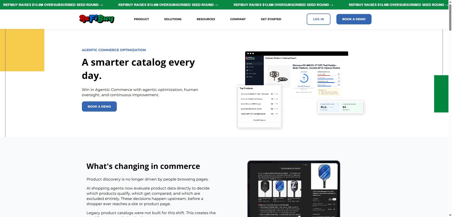 competitor refibuy homepage 2026 v2 8 Best AI Visibility Platforms for 2026 6 ReFiBuy homepage